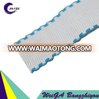 Custom High Quality Pure Cotton with Color Edge Ribbon